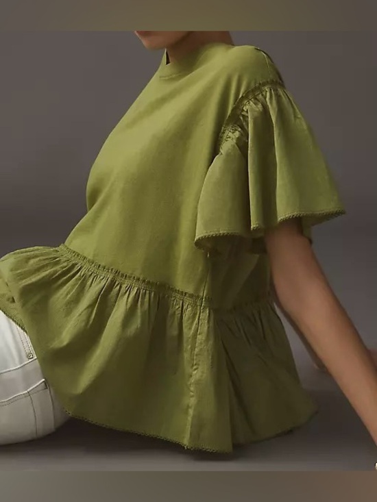 Anthropologie Tops - Anthropology Babydoll Top